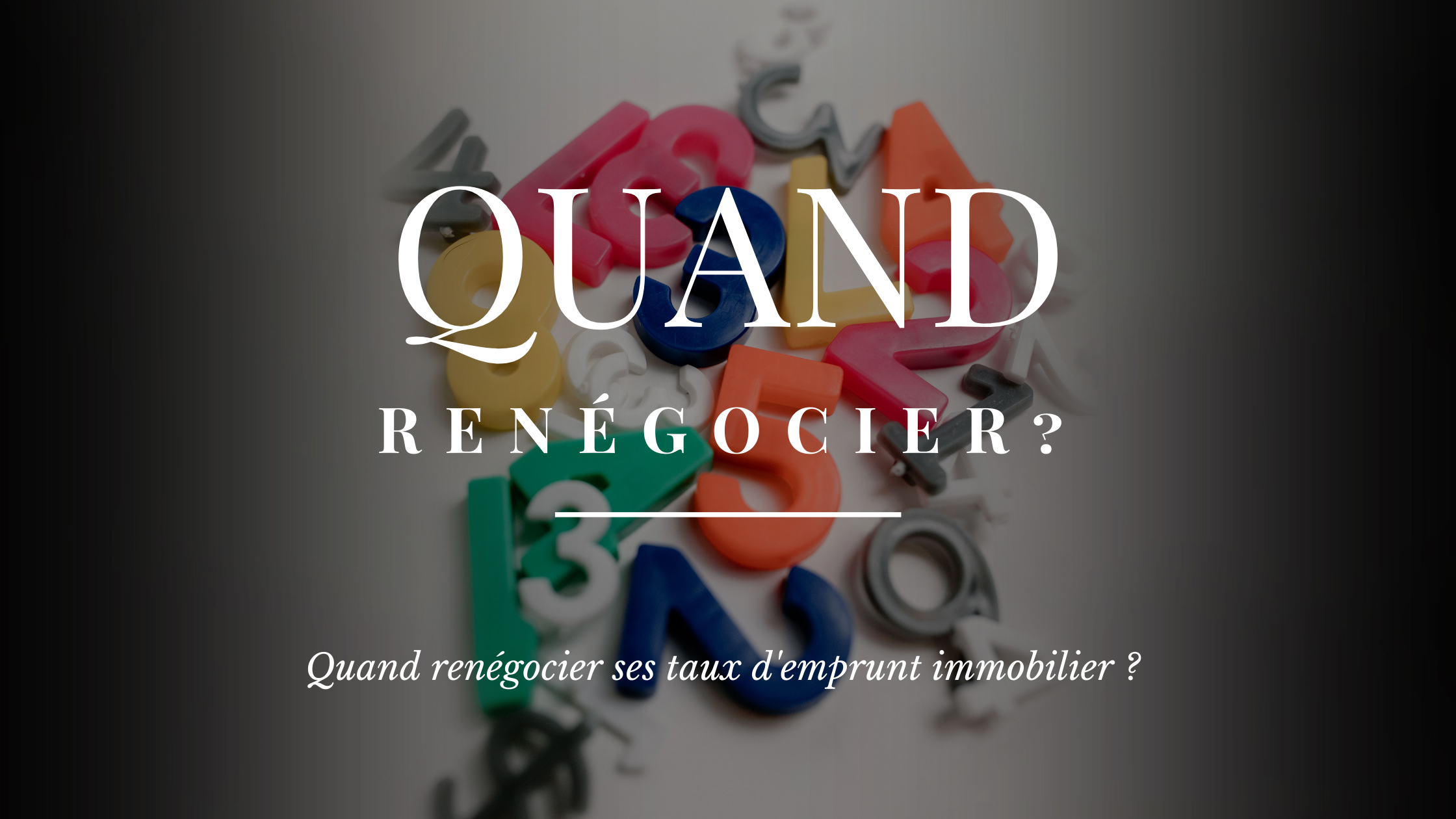 Quand renégocier taux d'emprunt MatchCrédit